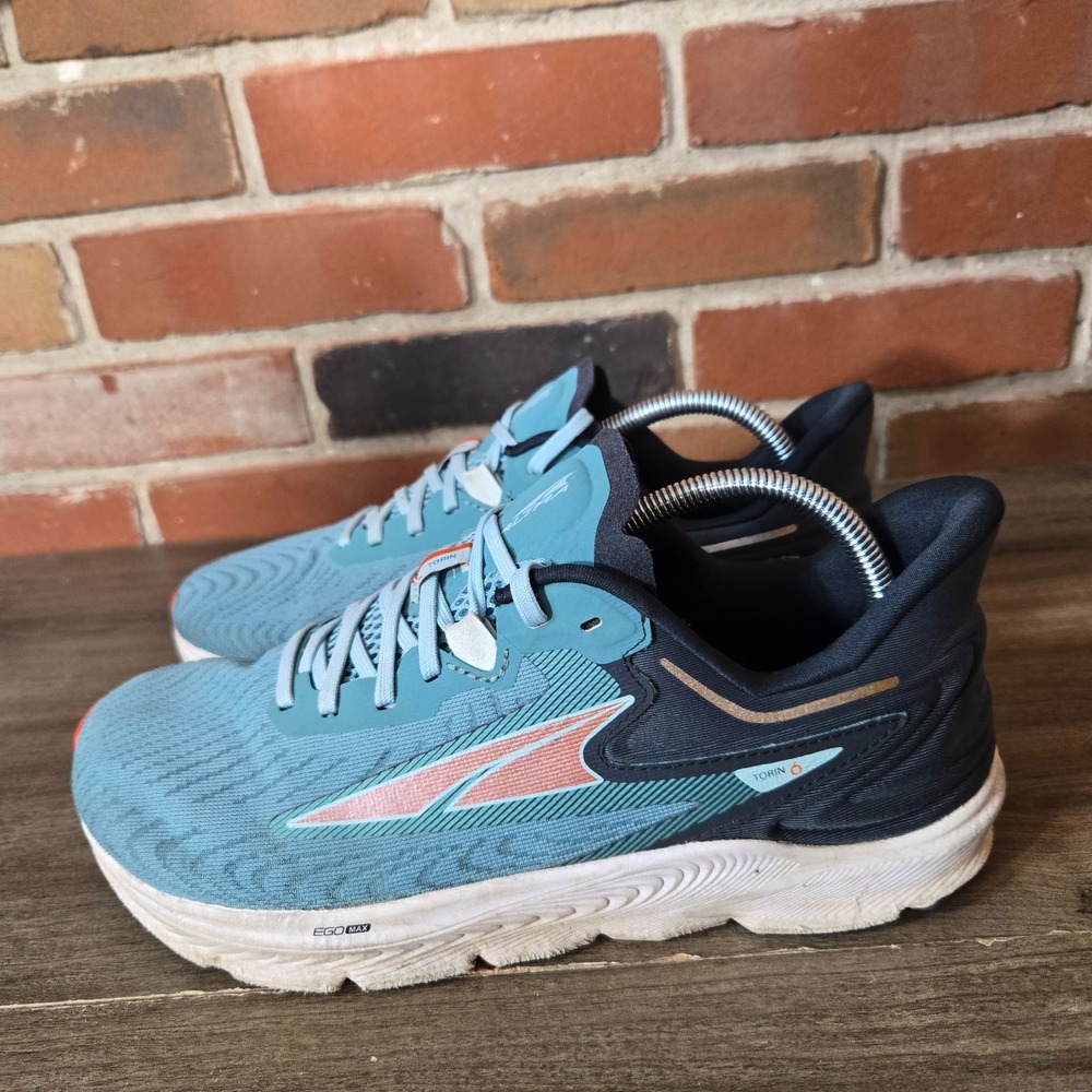 Altra Torin 6 Dusty Teal Green Coral Road Running Shoes mens size 9